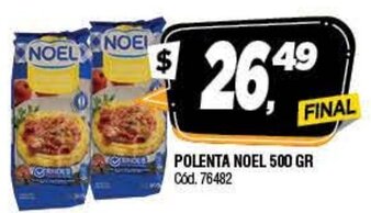 Supermercados Yaguar Polenta Noel 500gr oferta