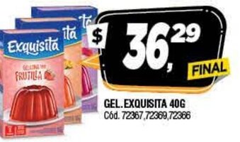 Supermercados Yaguar Gel. Exquisita 40g oferta