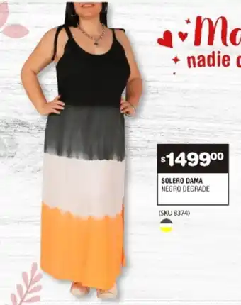Solero Dama Negro Degrade