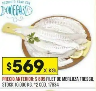 Coto Filet De Merluza Fresco oferta