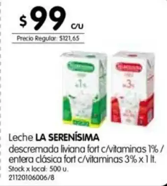 Jumbo La Serenisima Leche x 1lt oferta