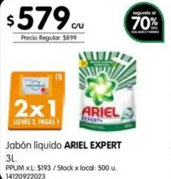 Ariel Expert Jabón liquido 3l