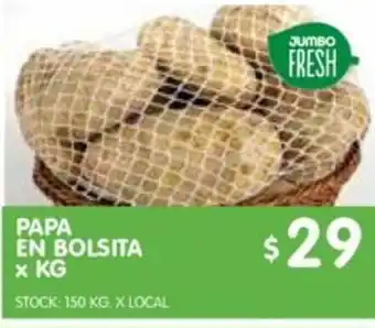 Jumbo Papa En Bolsita xkg oferta