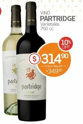 Alvear Partridge Vino Varietales 750cc oferta