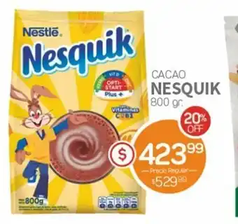 Alvear Nesquik Cacao 800gr oferta