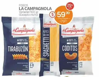 Alvear La Campagnola Fideos 500gr oferta