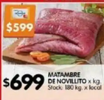 Disco Matambre De Novillito xkg oferta