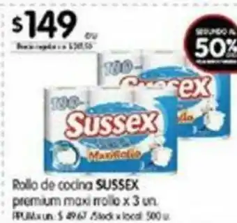 Disco Sussex Rollo de cocina x 3un oferta