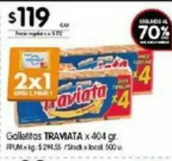 Traviata Galletitas x 404gr