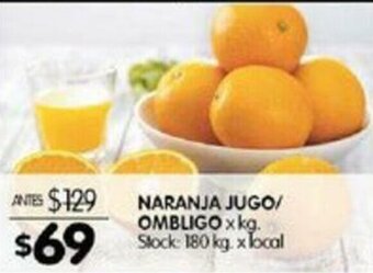 Disco Naranja Jugo/Ombligo oferta