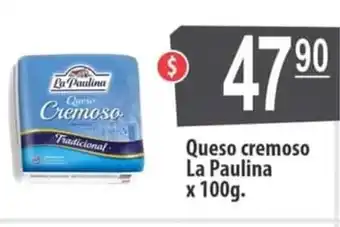 Autoservicio Capo La Paulina Queso cremoso x 100gr oferta