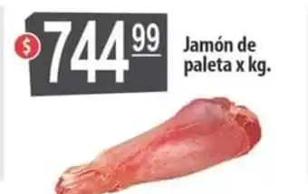 Autoservicio Capo Jamón de paleta x kg oferta