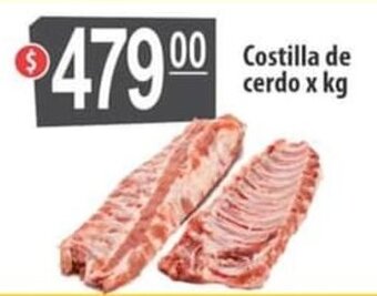 Autoservicio Capo Costilla de Cerdo x kg oferta
