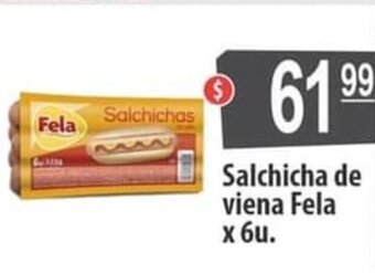 Autoservicio Capo Salchicha de viena Fela x 6u oferta