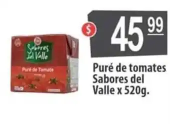 Autoservicio Capo Sabores del Valle Pure de tomates x 520g oferta
