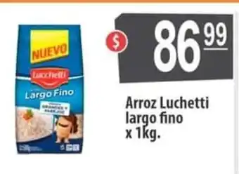 Autoservicio Capo Arroz Luchetti largo fino x 1kg oferta