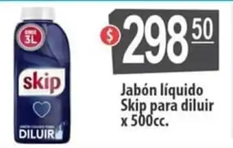 Autoservicio Capo Skip Jabón liquido para diluir x 500cc oferta