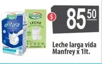 Autoservicio Capo Manfrey Leche larga vida x 1lt oferta