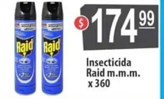 Autoservicio Capo Raid Insecticida m.m.m x 360 oferta