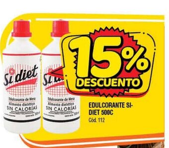 Supermercados Yaguar Edulcorante Si-Diet 500c oferta