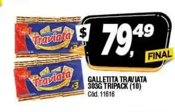 Supermercados Yaguar Traviata Galletita 303g Tripack (10) oferta