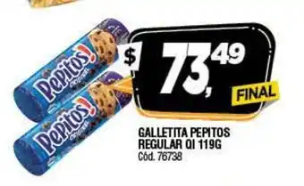 Supermercados Yaguar Pepitos Galletita Regular 0l 110g oferta