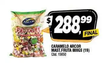 Supermercados Yaguar Arcor Caramelo Mast. Fruta 800gs (19) oferta
