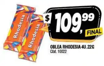 Rhodesia Oblea 4u. 22g