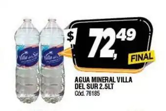 Supermercados Yaguar Villa Del Sur Agua Mineral 2.5lt oferta