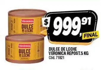 Supermercados Yaguar Veronica Dulce De Leche Repost. 5kg oferta