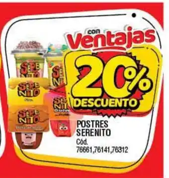 Supermercados Yaguar Serenito Postres oferta