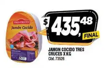 Supermercados Yaguar Tres Cruces Jamon Cocido x kg oferta