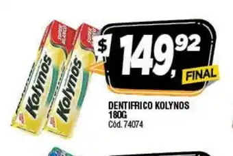 Supermercados Yaguar Kolynos Dentifrico 180g oferta