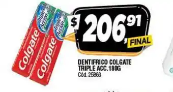 Supermercados Yaguar Colgate Dentifrico Triple Acct. 180g oferta