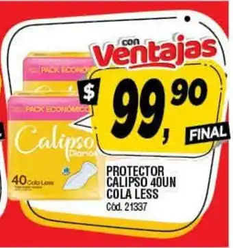 Supermercados Yaguar Calipso Protector Cola Less 40un oferta