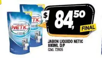 Netic Jabon Liquido D/p 800ml