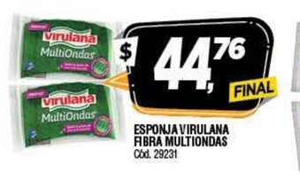 Supermercados Yaguar Virulana Esponja Fibra Multiondas oferta