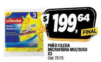 Supermercados Yaguar Vileda Paño Microfibra Multiuso x3 oferta