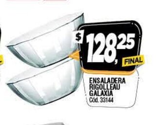 Supermercados Yaguar Ensaladera Rigolleau Galaxia oferta