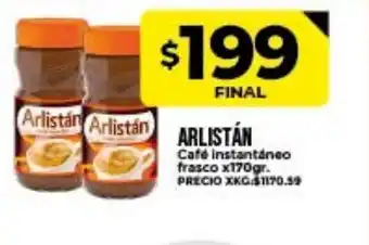 Supermayorista Vital Arlistán Café Instantáneo frasco x170gr oferta
