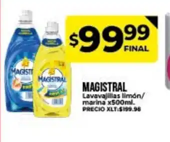 Supermayorista Vital Magistral Lavavajillas limón/marina x 500ml oferta