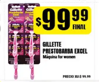 Supermayorista Vital Gillette Prestobarba Excel Máquina fro women oferta