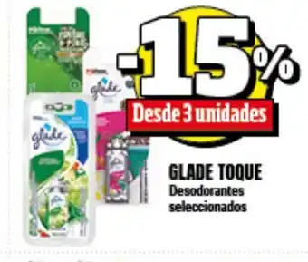 Supermayorista Vital Glade Toque Desodorantes seleccionados oferta