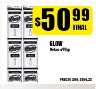 Supermayorista Vital Glow Velas x92gr oferta