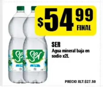Supermayorista Vital Ser Agua mineral baja en sodio x2L oferta