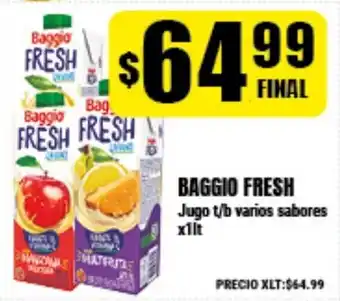 Supermayorista Vital Baggio Fresh Jugo t/b varios sabores x1lt oferta