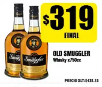 Supermayorista Vital Old Smuggler Whisky x750cc oferta