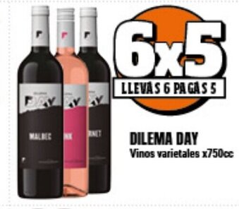 Supermayorista Vital Dilema Day Vinos varietales x750cc oferta
