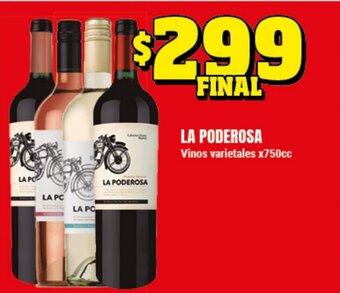 Supermayorista Vital La Poderosa Vinos varietales x750cc oferta