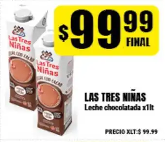 Supermayorista Vital Las Tres Niñas Leche chocolatada x1lt oferta
